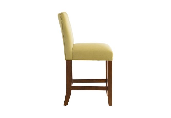 Custom curved bar stool