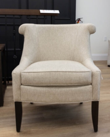 Gloria Chair in Kismet linen by Vogel.