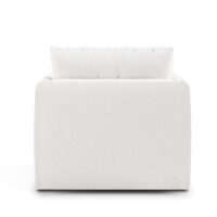 Valentino Tufted Swivel Chair Back View